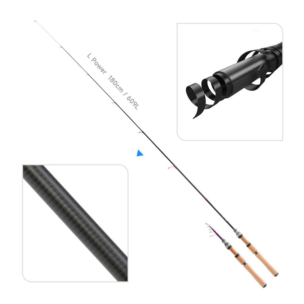 Fishing Rod Carbon Fiber - Удочка для ловли нахлыстом (BFS) 1.8M,