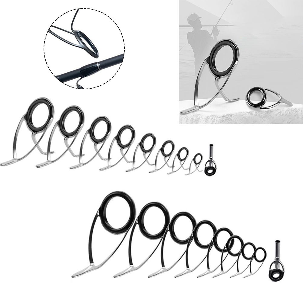 9 шт., наконечники для удочки  – обзор и цена Fishing Rod Repair Kit