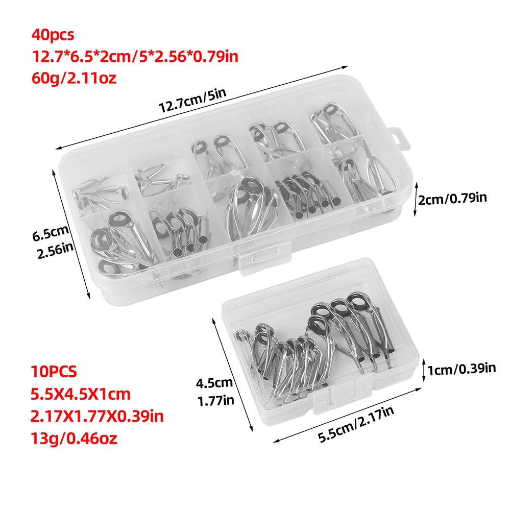10/40 шт. Набор для ремонта ко – обзор и цена Fishing Rod Repair Kit